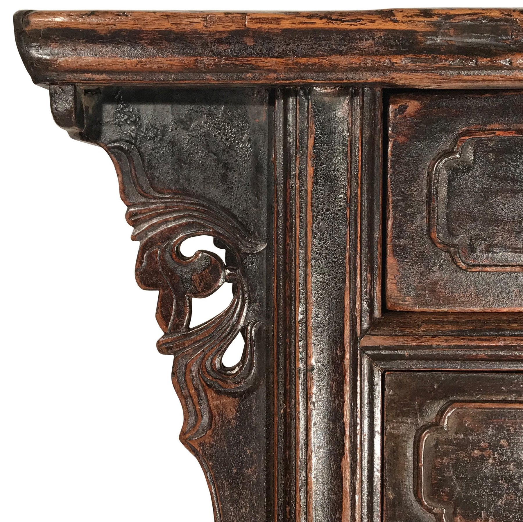 7 Drawer Console Table From Shanxi - 19thC