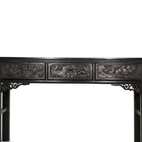 Black Lacquer Altar Table from Shandong - 19thC
