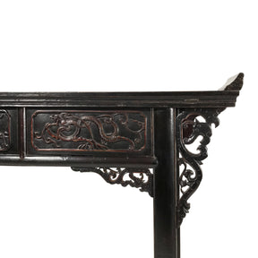 Black Lacquer Altar Table from Shandong - 19thC