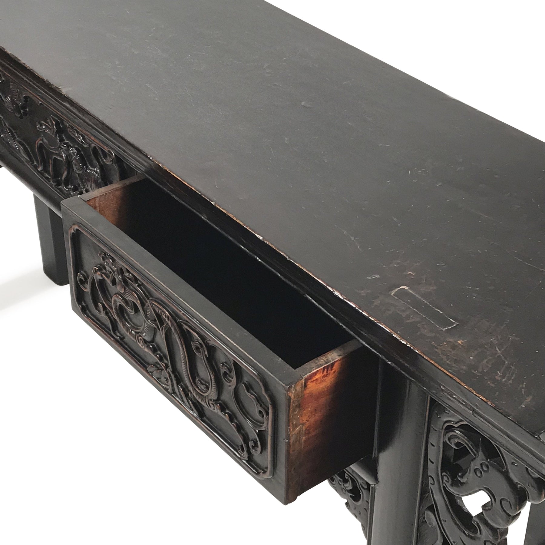 Black Lacquer Altar Table from Shandong - 19thC