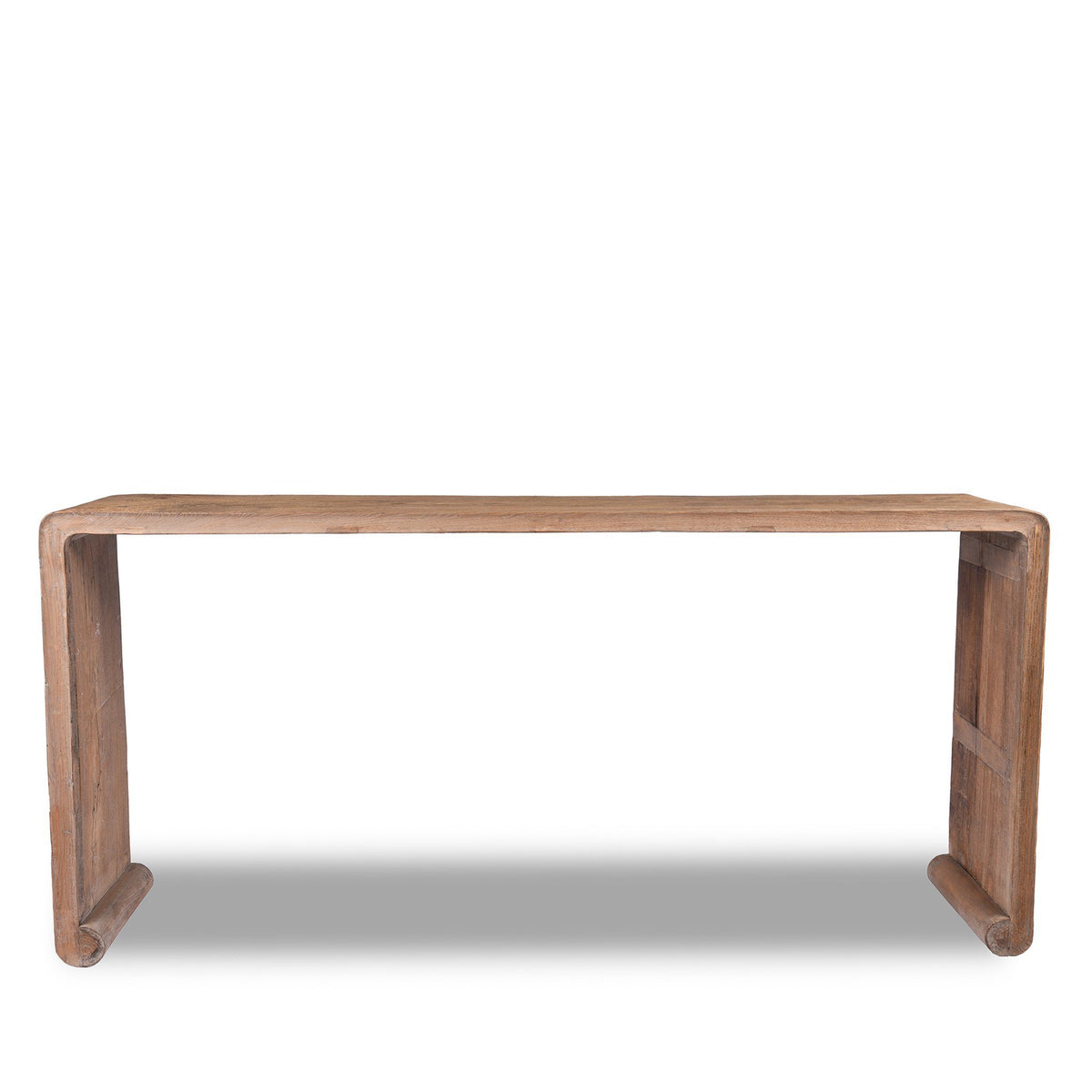 Bleached Ribbon Altar Table Made From Reclaimed Elm