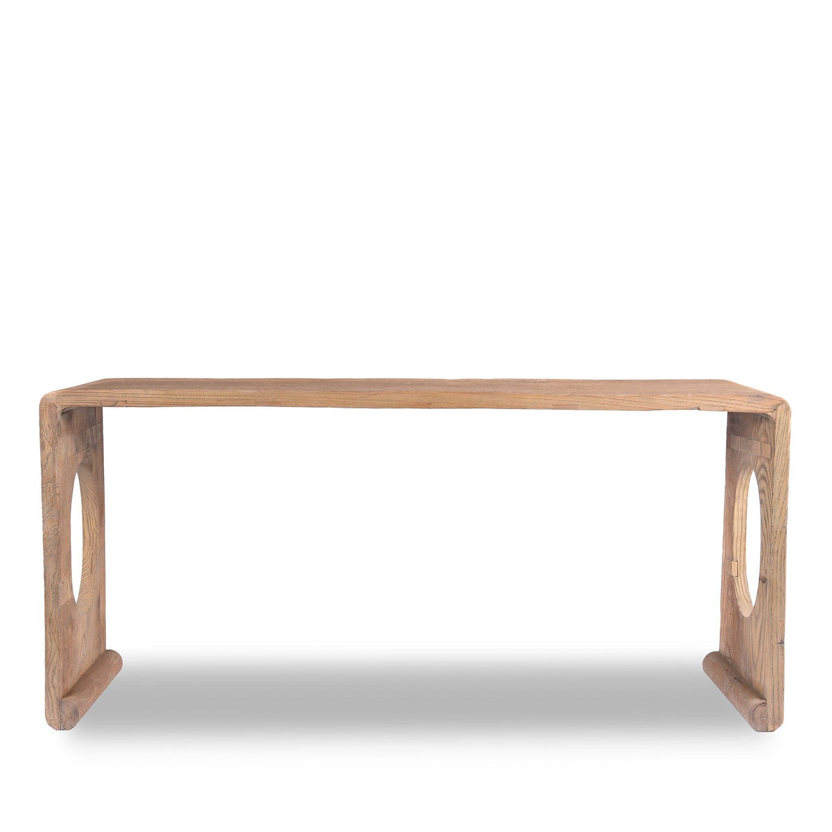Bleached Ribbon Altar Table Made From Reclaimed Elm