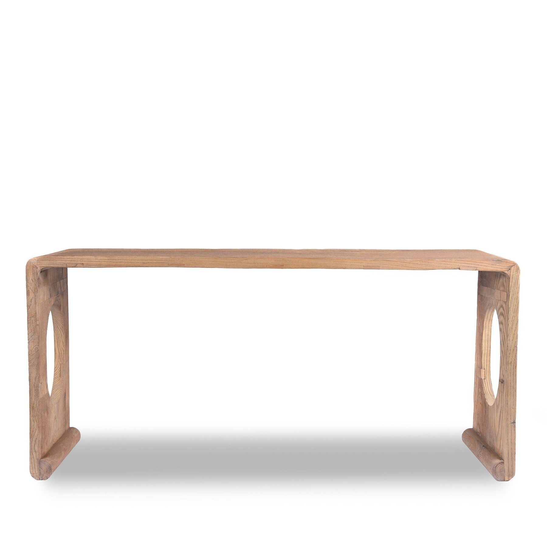 Bleached Ribbon Altar Table Made From Reclaimed Elm