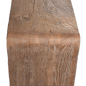 Bleached Ribbon Altar Table Made From Reclaimed Elm