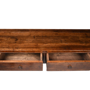 Chinese 4 Drawer Walnut Altar Table From Shanxi - 19thC