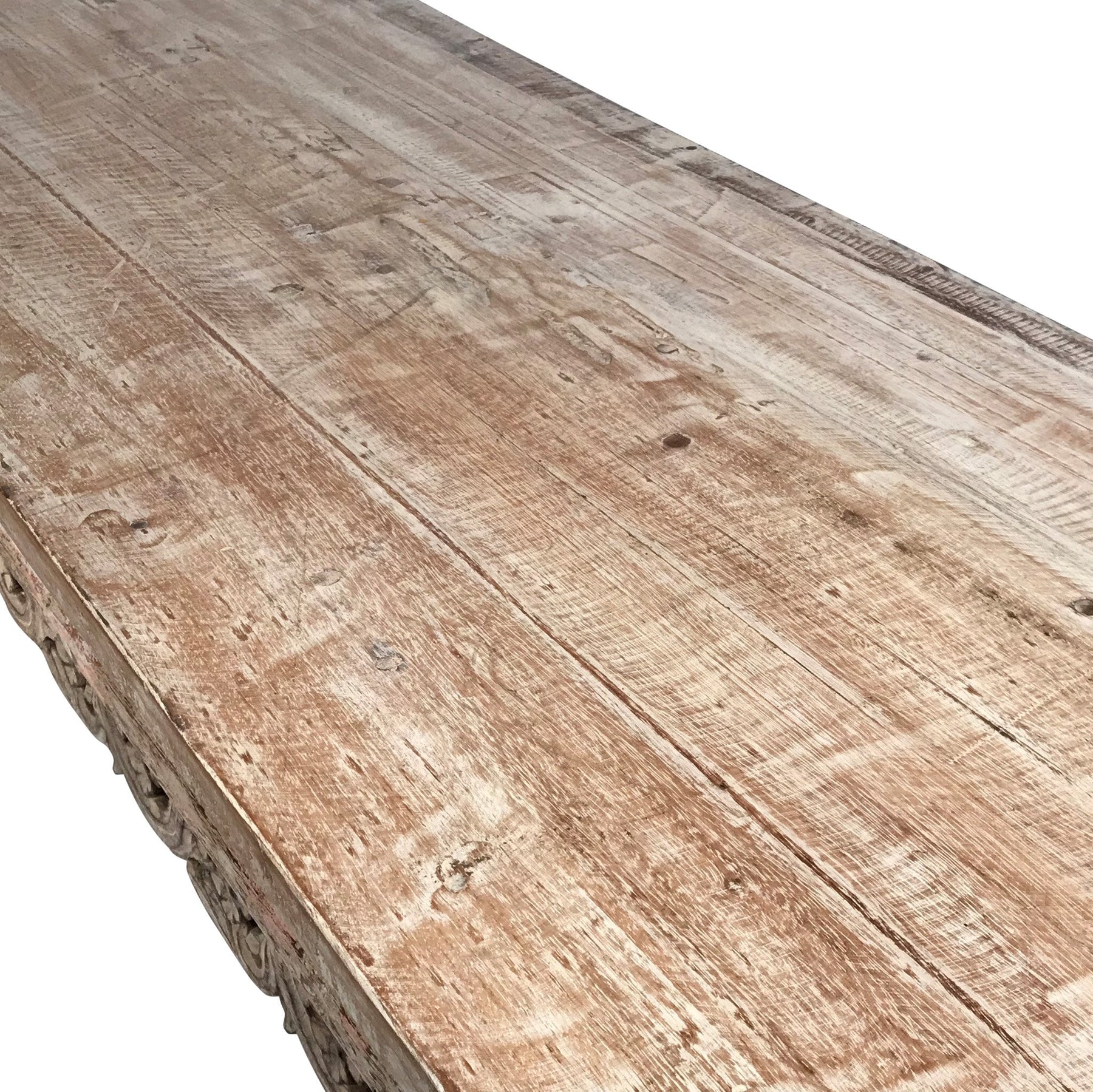 Console Table Made From Reclaimed Teak