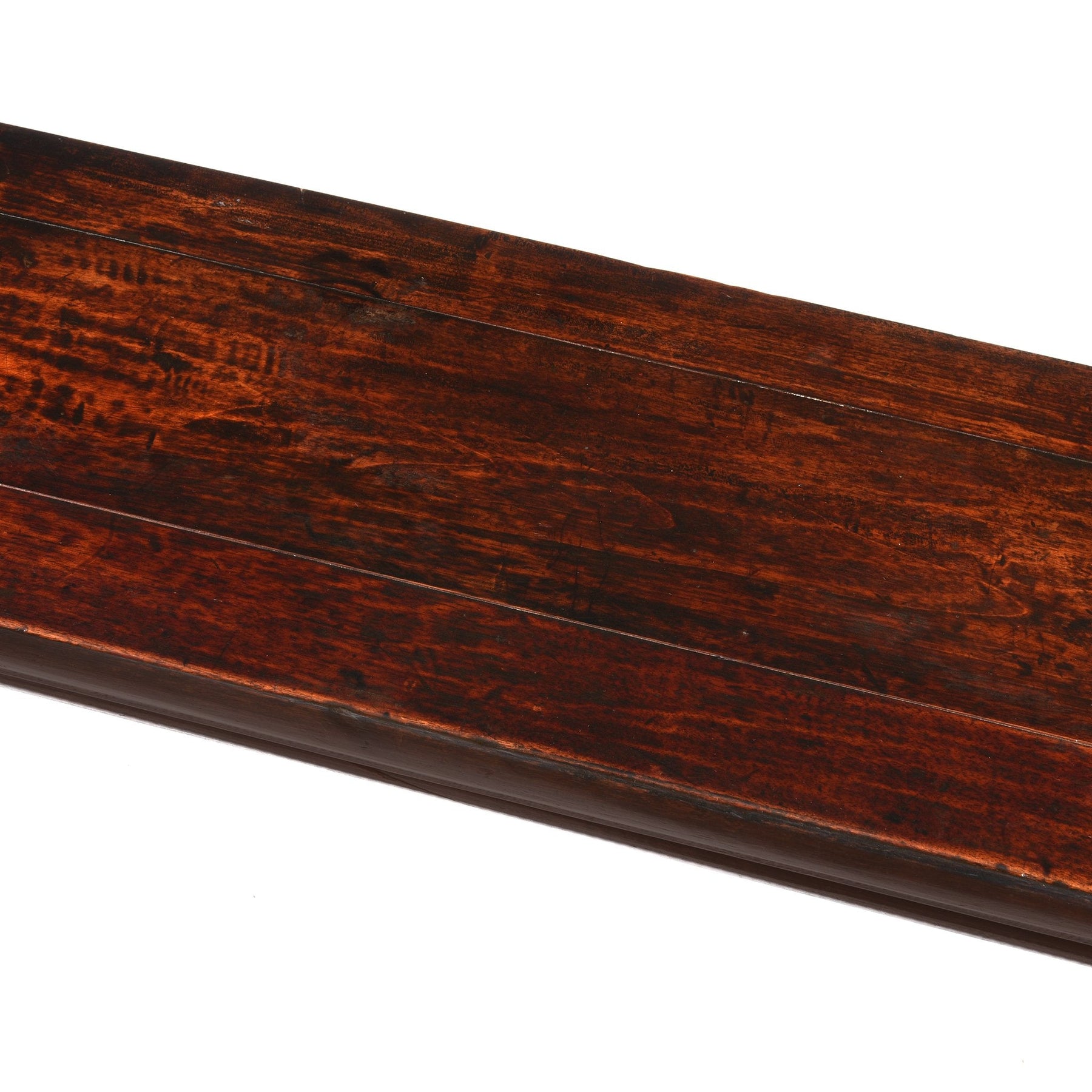 Dark Lacquer Walnut Altar Table - 19thC