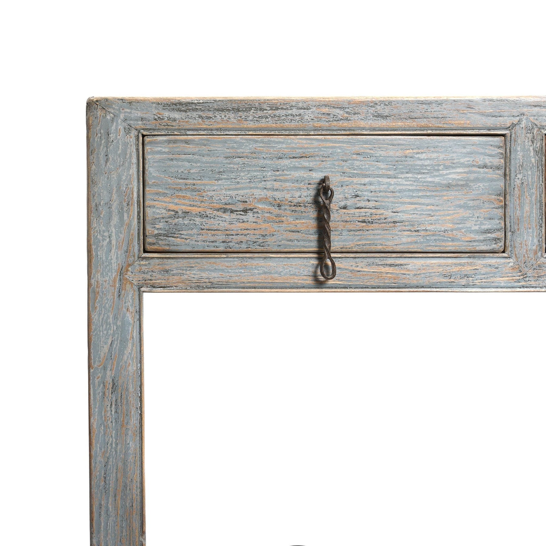 Painted 4 Drawer Console Made From Reclaimed Pine