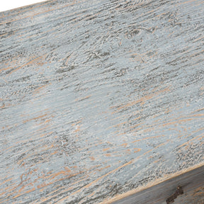 Painted 4 Drawer Console Made From Reclaimed Pine