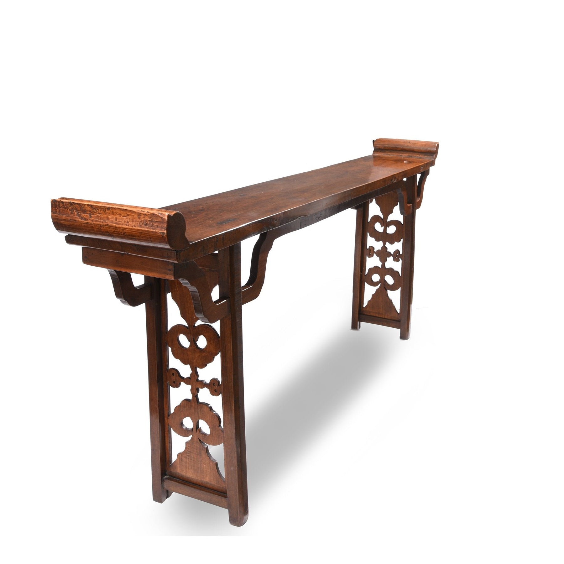 Walnut Altar Table From Gansu Province - 19thC