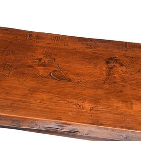 Walnut Altar Table From Gansu Province - 19thC