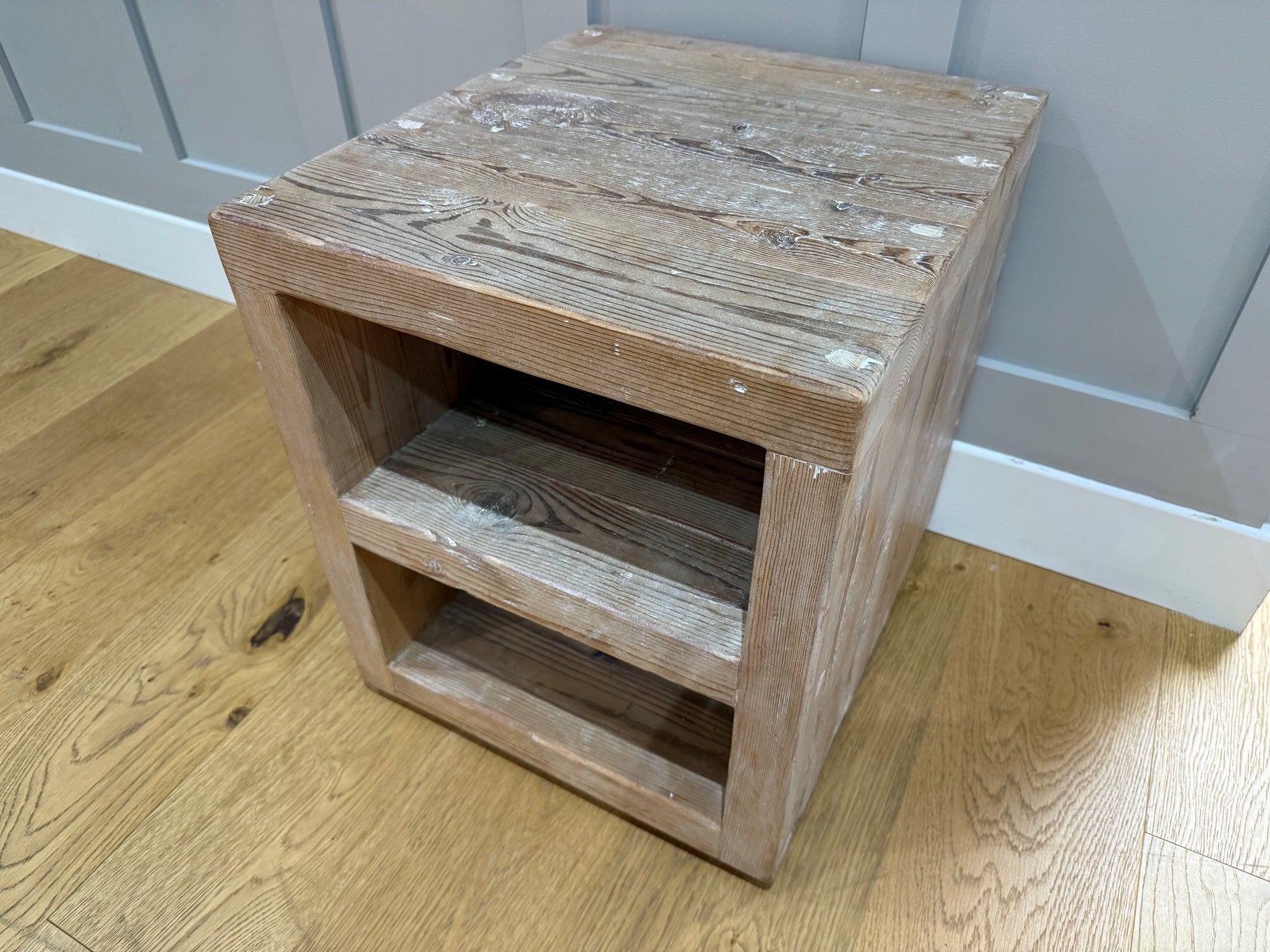 Custom Branson Side Table - Limed - Ex-Display