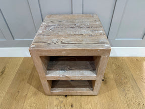 Custom Branson Side Table - Limed - Ex-Display