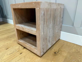 Custom Branson Side Table - Limed - Ex-Display