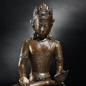 Bronze Avalokiteshvara Statue From Nepal - 19thC