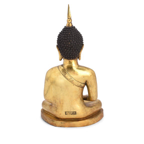 Bronze Sitting Buddha Statue - Dhyana Mudra Pose