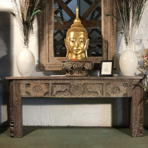 Burmese Gilded Buddha Head - Ca 50 yrs old
