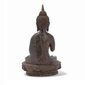 Cast Bronze Sitting Buddha Statue - Vitarka Mudra