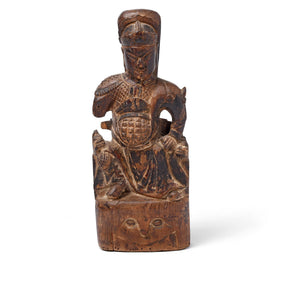 Qing Dynasty Guan Yu Figure - 19th Century