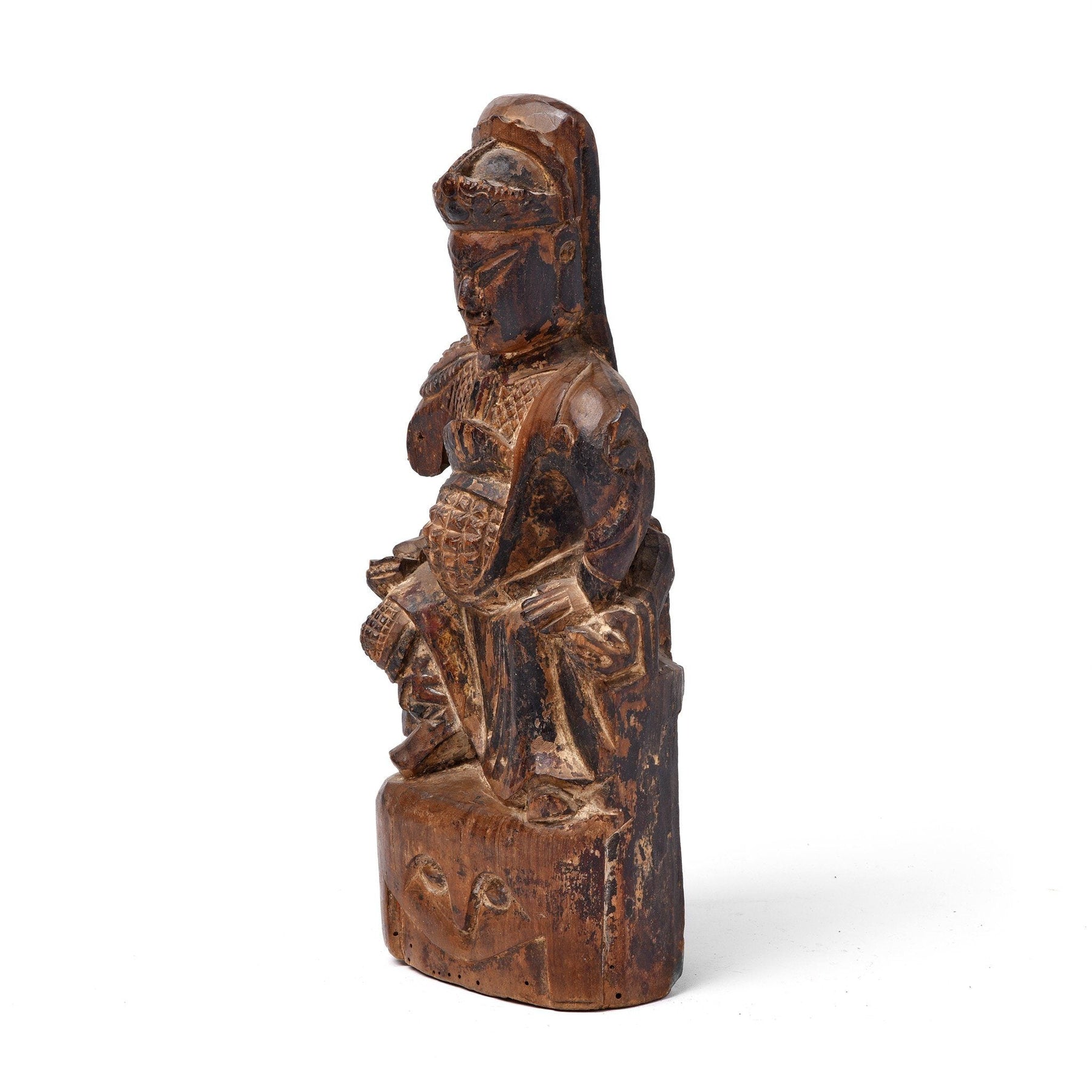 Qing Dynasty Guan Yu Figure - 19th Century