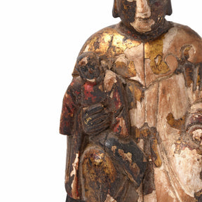 Chinese Immortal or Ancestor Figure - 19thC