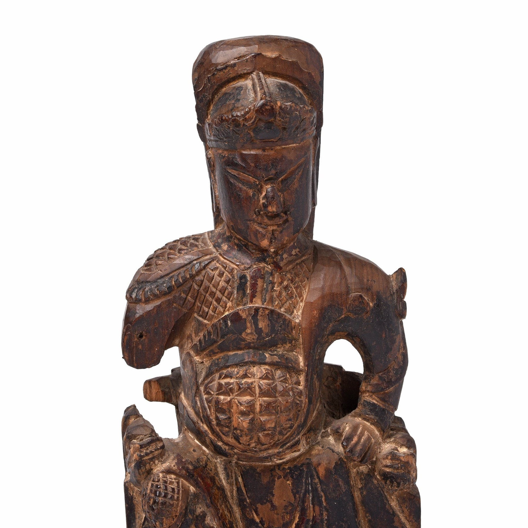 Qing Dynasty Guan Yu Figure - 19th Century