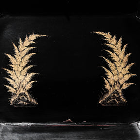 Gilt Black Lacquer Chinese Export Sewing Box - Early 19th Century