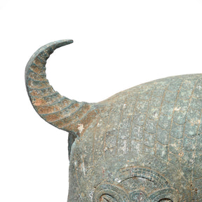 Elegant Bronze Ram Statue - Han Dynasty Style
