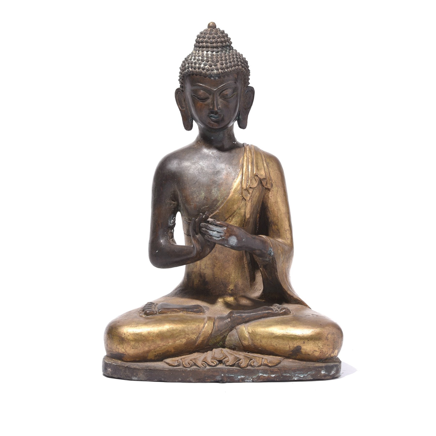 Gilt Bronze Nepalese Buddha - Ca 1910