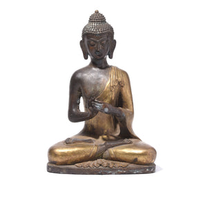 Gilt Bronze Nepalese Buddha - Ca 1910