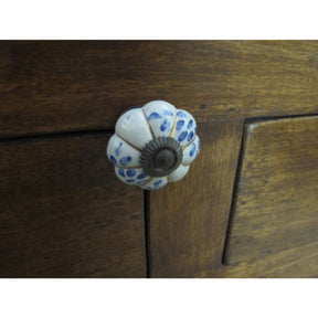 Blue & White Porcelain  Melon Knob
