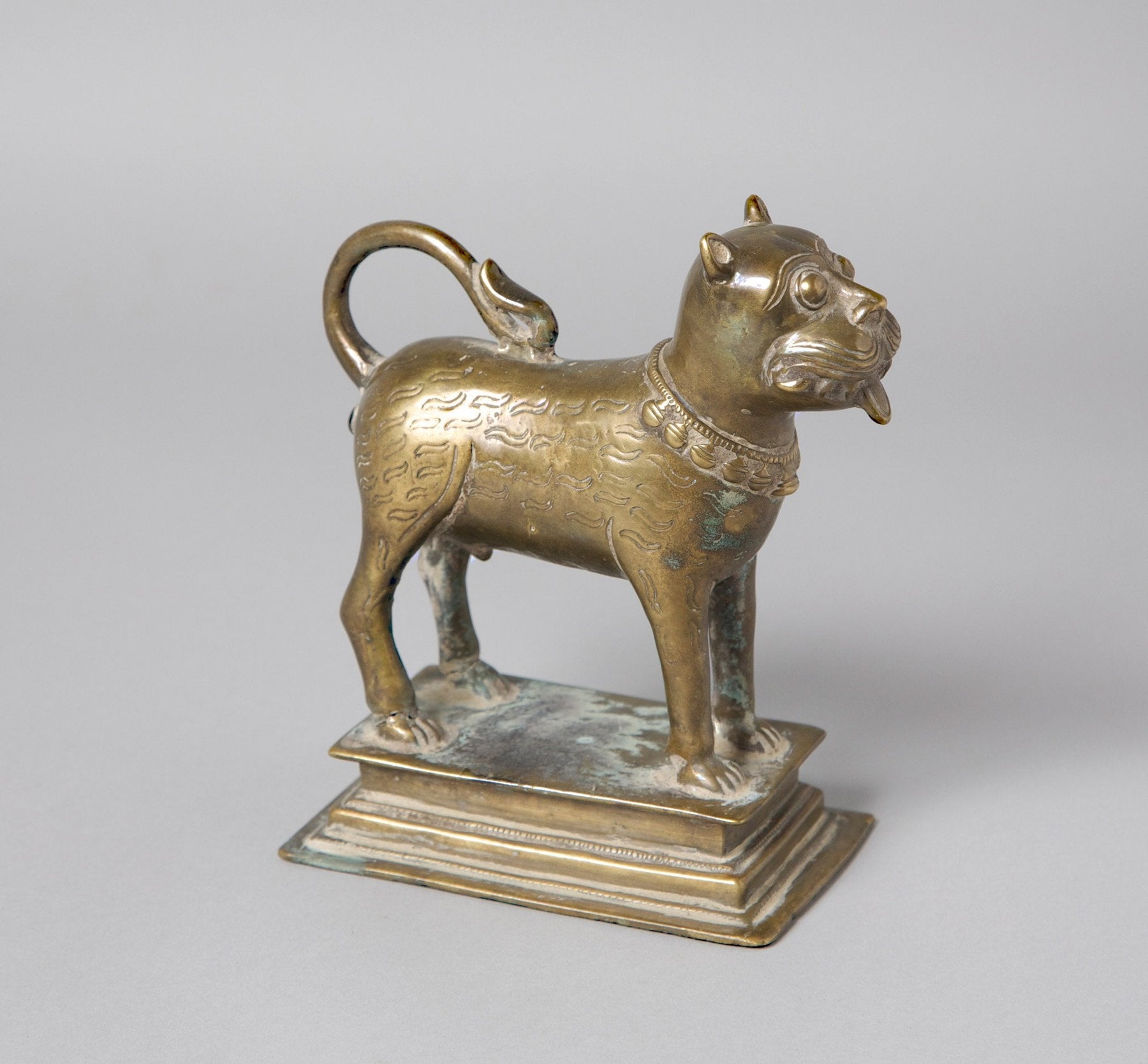 Brass Tiger from Gujarat - Circa 85 yrs Old