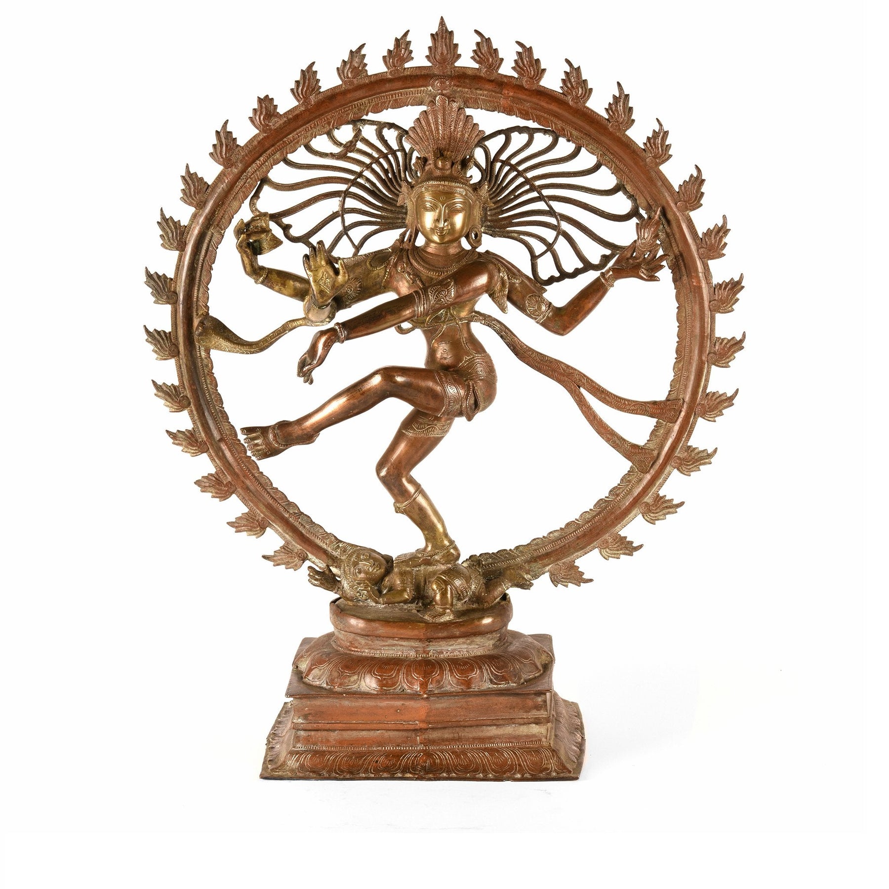 Bronze Shiva Nataraj Statue From South India - Early 20thC