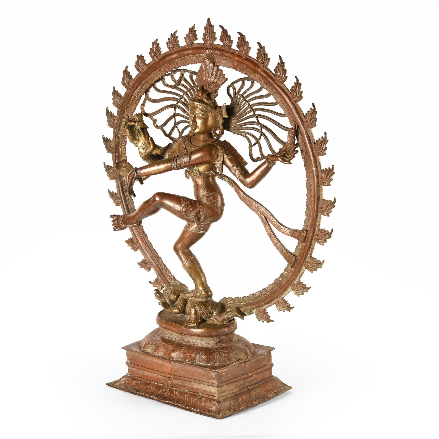 Bronze Shiva Nataraj Statue From South India - Early 20thC