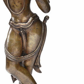 Bronze Statue of Parvati From Nepal - Early 20thC