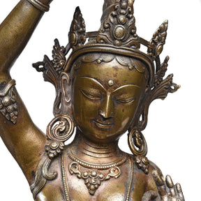 Bronze Statue of Parvati From Nepal - Early 20thC