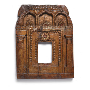 Carved Indian Votive Panel From Andhra Pradesh - Ca 1900