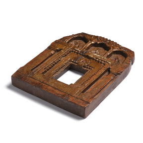 Carved Indian Votive Panel From Andhra Pradesh - Ca 1900