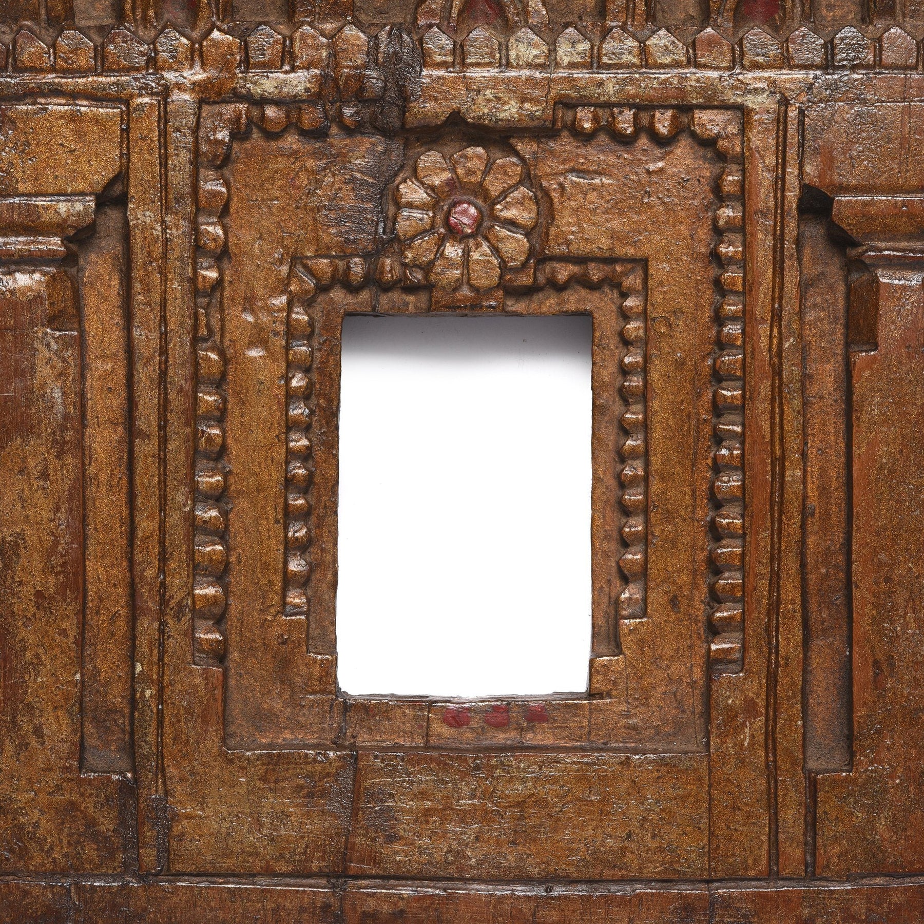 Carved Indian Votive Panel From Andhra Pradesh - Ca 1900