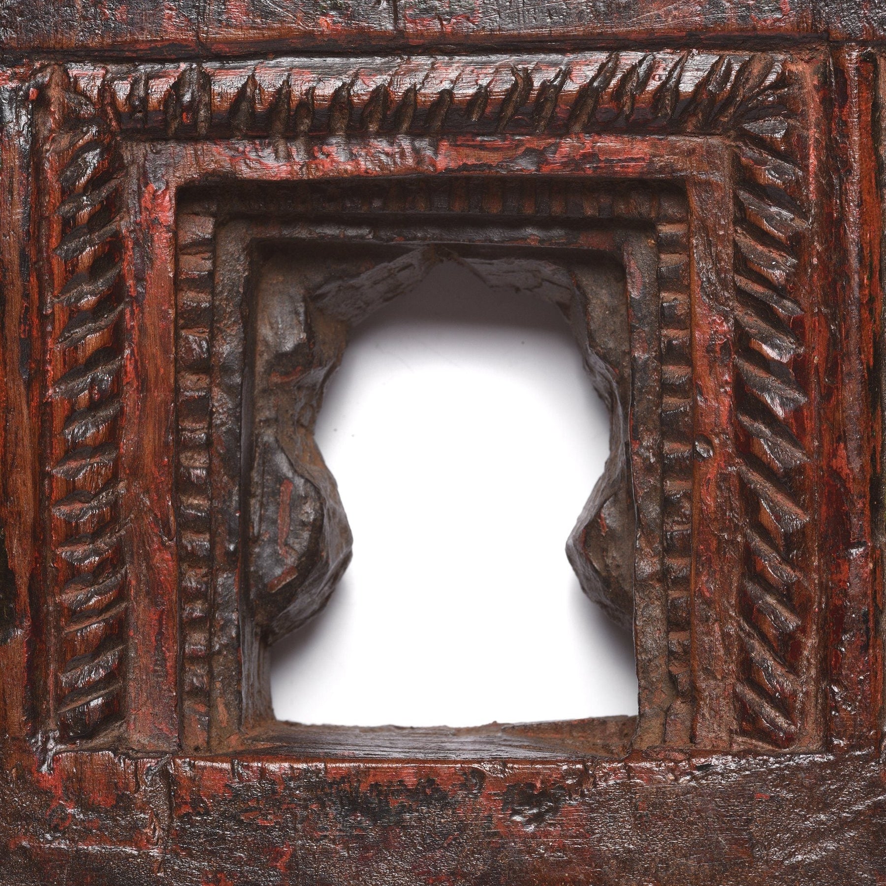 Carved Indian Votive Panel From Andra Pradesh - Ca 1900