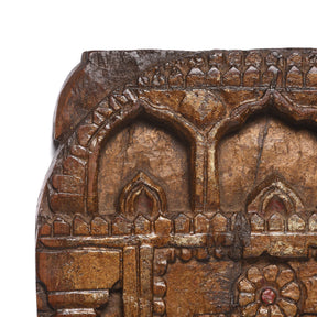 Carved Indian Votive Panel From Andhra Pradesh - Ca 1900