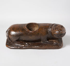 Carved Lion Lemon Squeezer From Rajasthan - 19thC