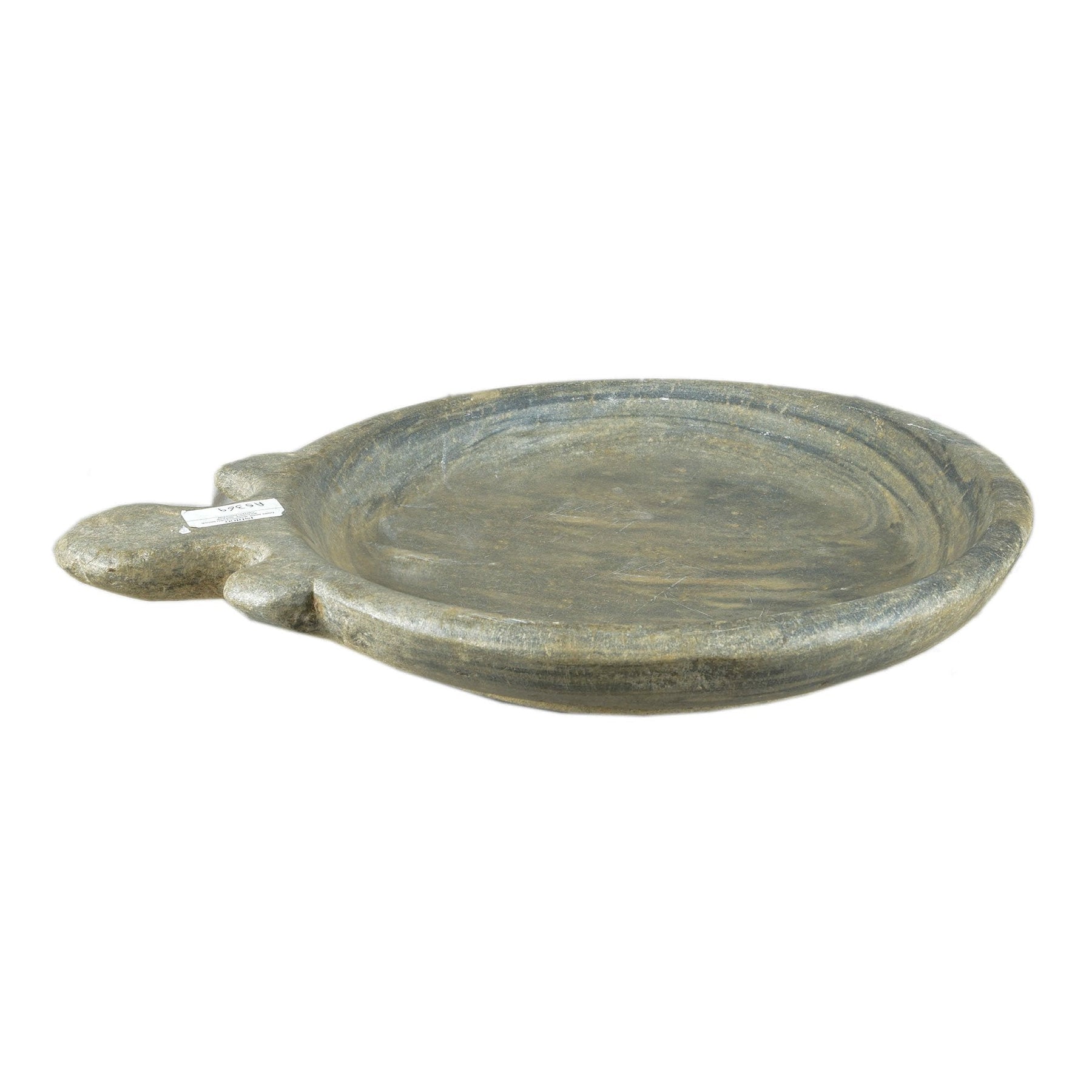 Carved Marble Dough Mixing Bowl - 19thC