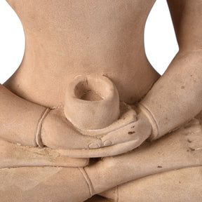 Carved Stone Sitting Buddha Statue From Patna