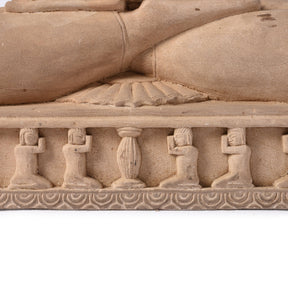 Carved Stone Sitting Buddha Statue From Patna