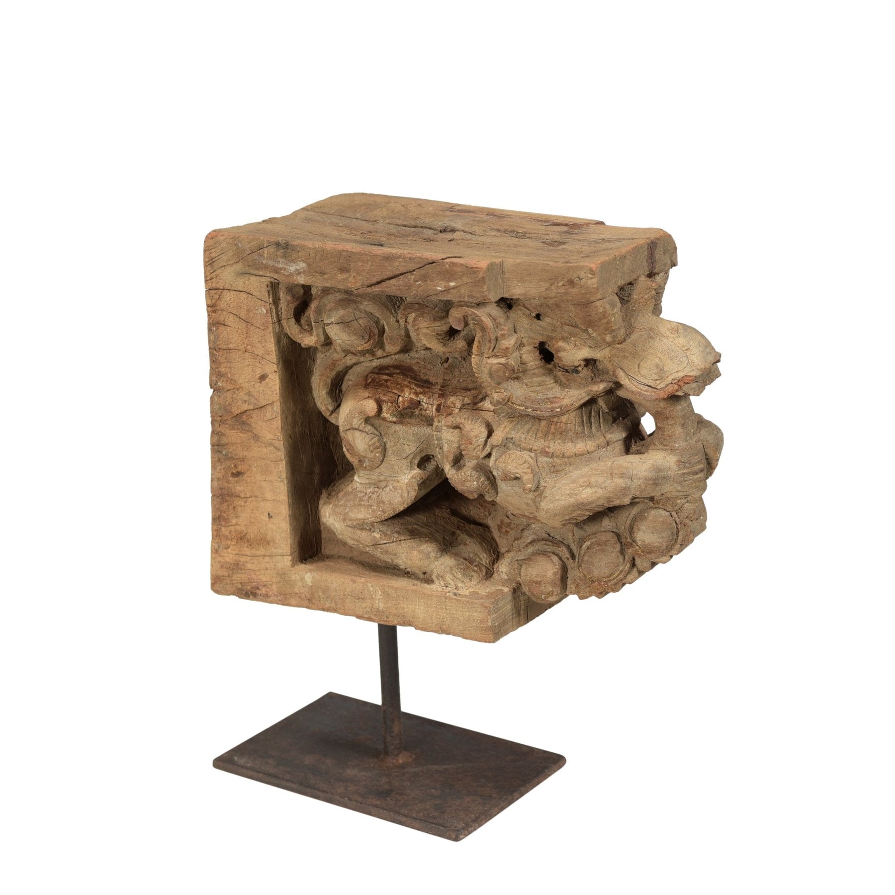 Chariot Carving From Tamil Nadu - 19thC