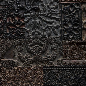 Decorative Wall Panel Made from Old Textile Printing blocks