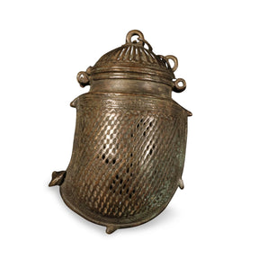 Lost Wax Brass Money Box - Ca 100 yrs old