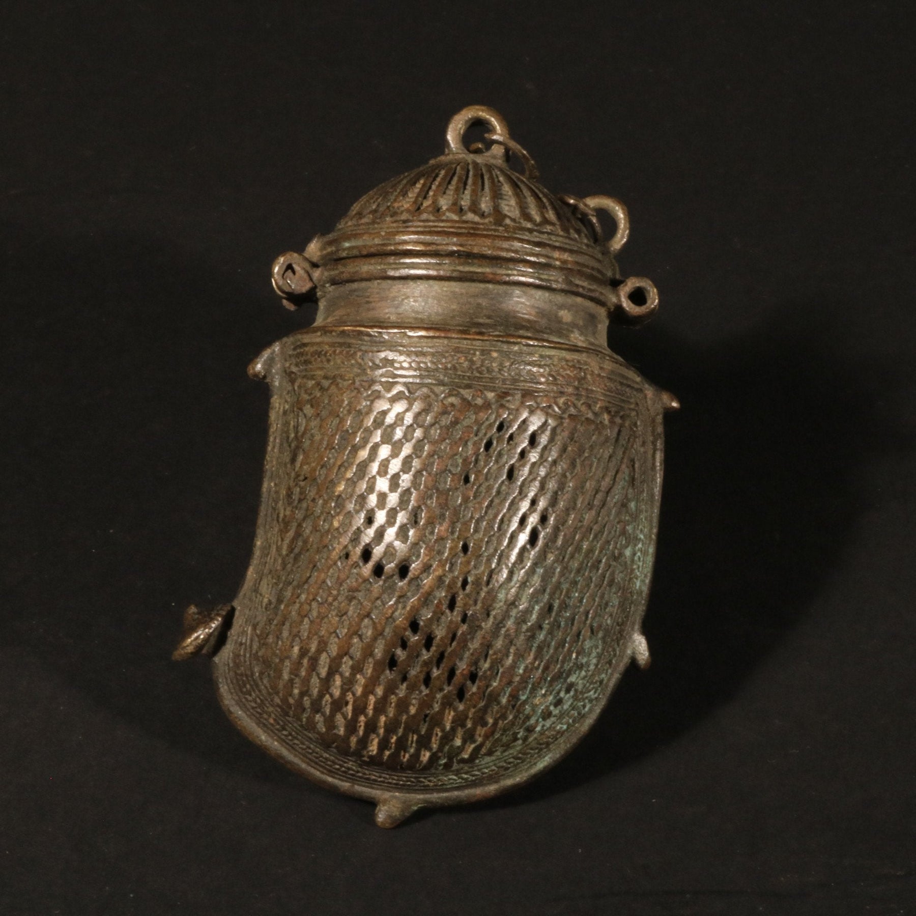Lost Wax Brass Money Box - Ca 100 yrs old