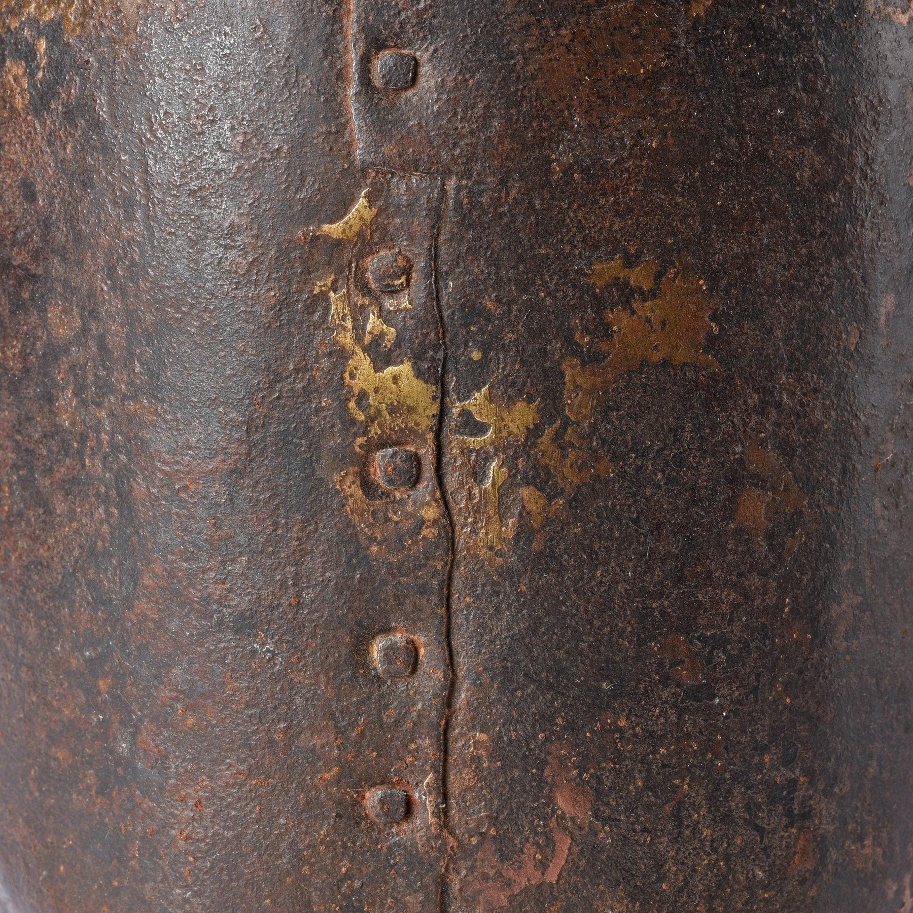 Large Iron Indian Cow Bell From Rajasthan